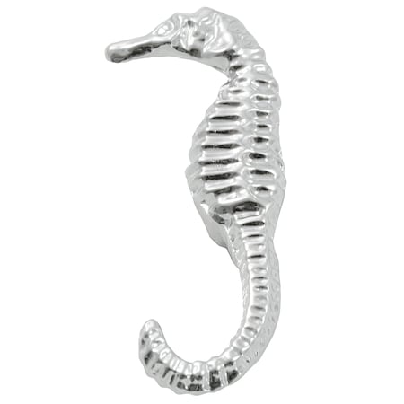 Laurey Oceana, Sea Horse Knob, Left Side Facing, Polished Chrome 56826